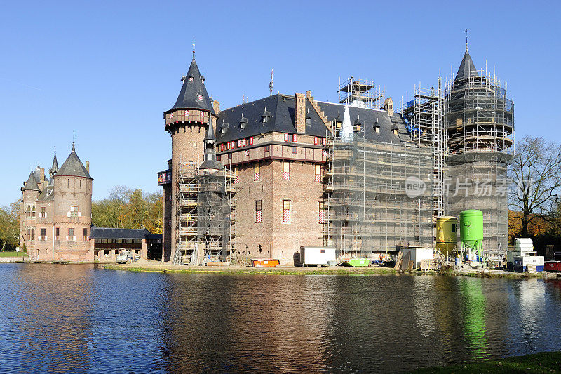中世纪城堡de Haar的修复
